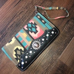 Western wallet/ wristlet